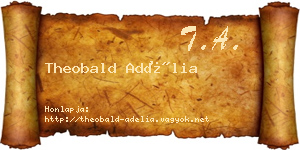 Theobald Adélia névjegykártya